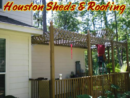 Porch with Lattice Roof