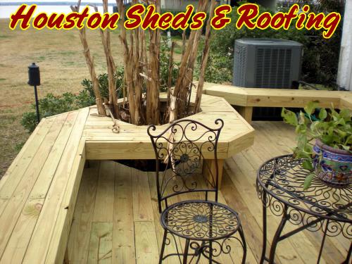 Custom Decking around Plants