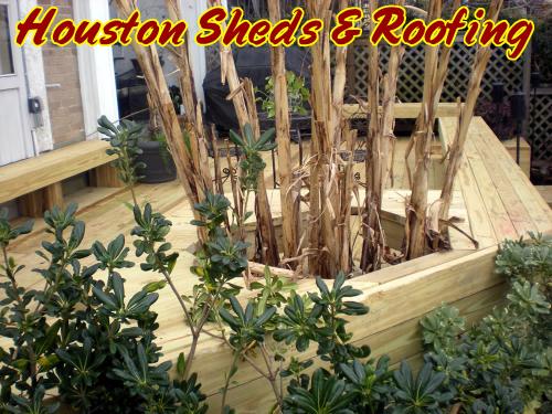 Custom Decking around Plants