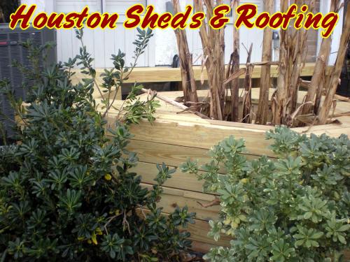 Custom Decking around Plants