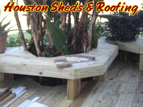 Custom Decking Around Plants