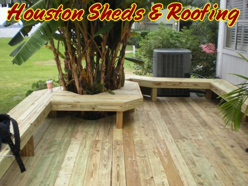 Custom Decking Around Plants