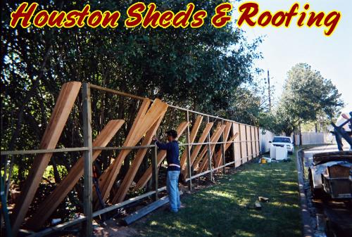 New Fence after Hurricane