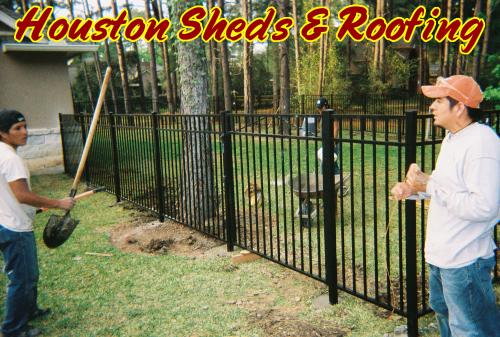 Wrought Iron Fence Installation