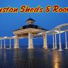 Party Pavillion Gazebo on Wooden Deck