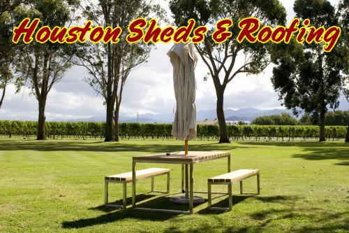 Picnic Table with Umbrella