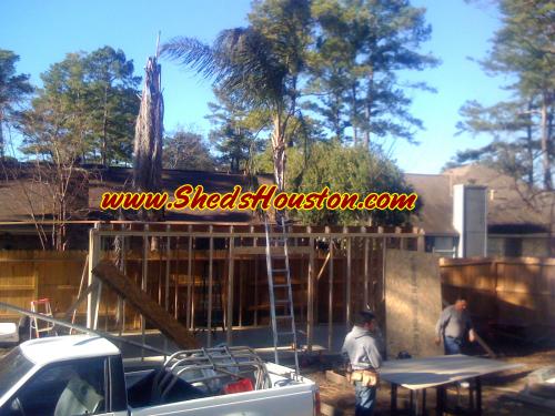 Backyard storage shed