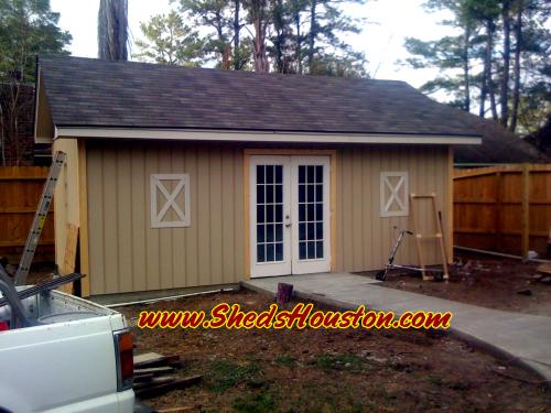 Completed Shed Installation - Cute & Functional
