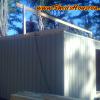 Preparing a shed for an attic and a roof