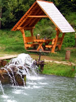 custom picnic table roof artistic houston state park camping