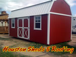 houston barn shed installation on site construction