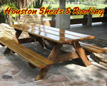 picnic table glossy finish wood houston magnolia katy