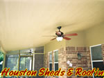 porch screened in sun room houston ceiling fan installation